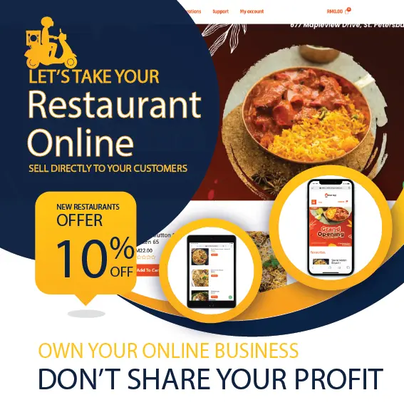 restaurant website